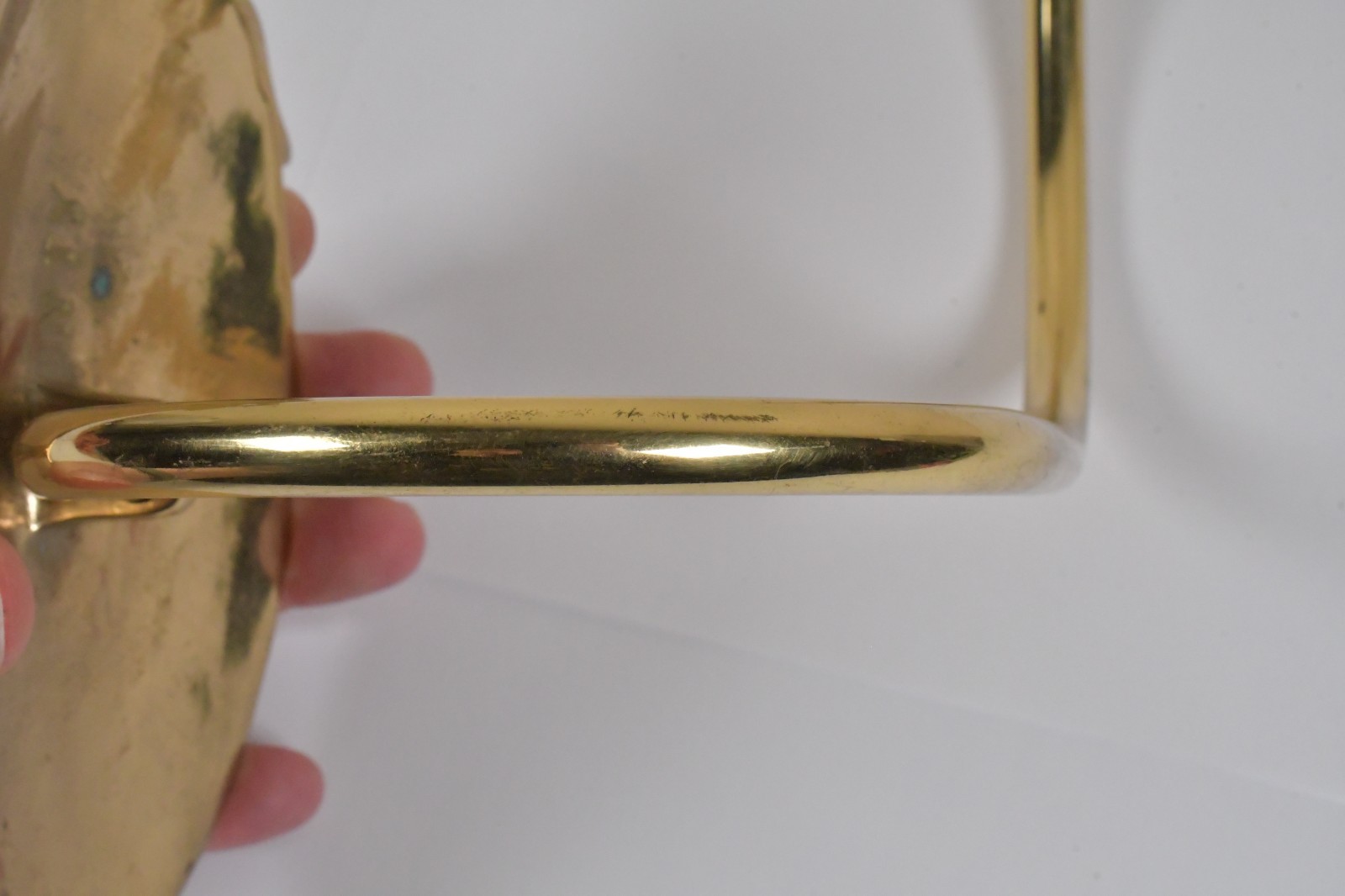 (4) Hollywood Regency Brass Gibson Girl Window Curtain Tiebacks Holdbacks by NTY
