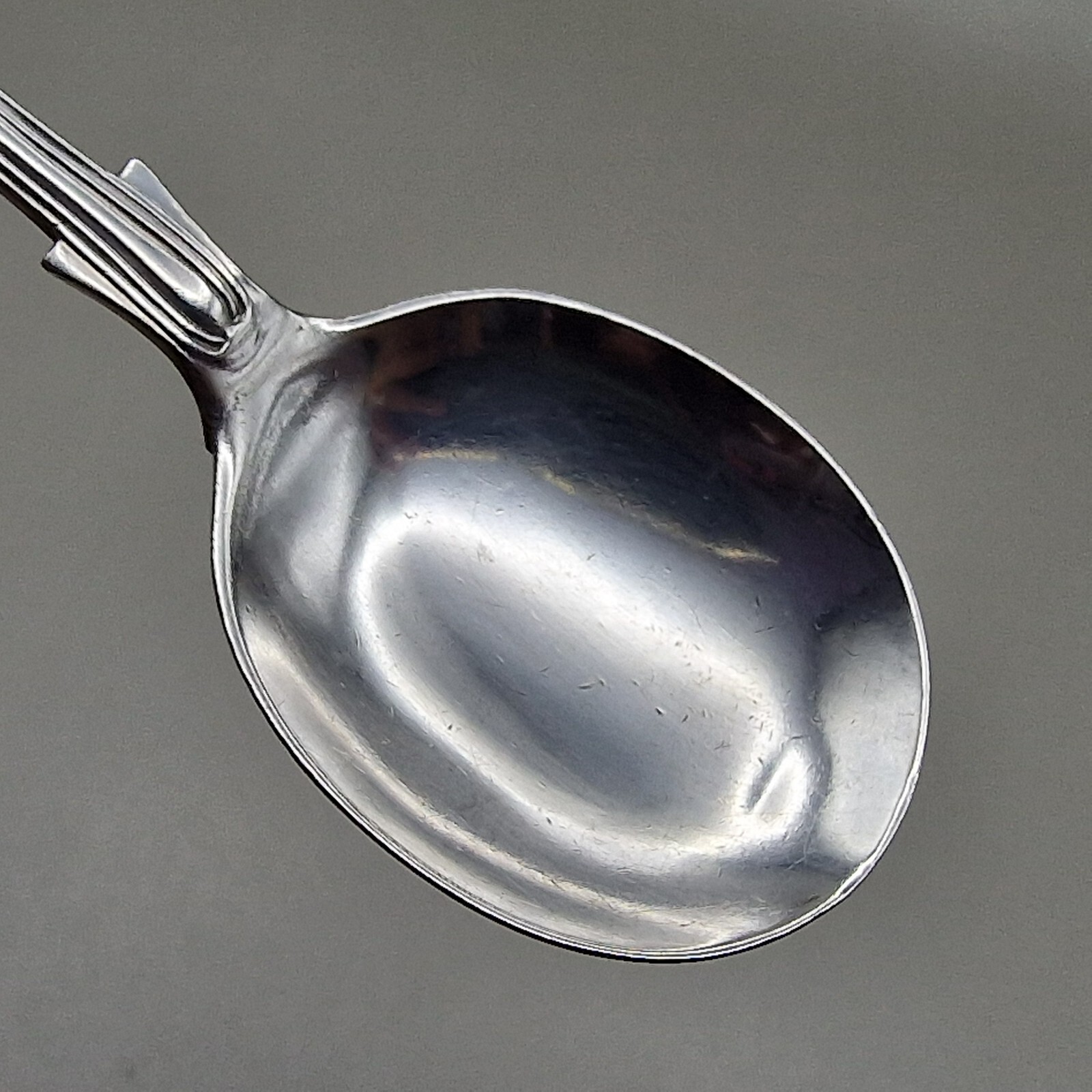 Solid Silver Kings Pattern Jam/Dessert Spoon by Cooper Brothers & Sons Ltd 1915