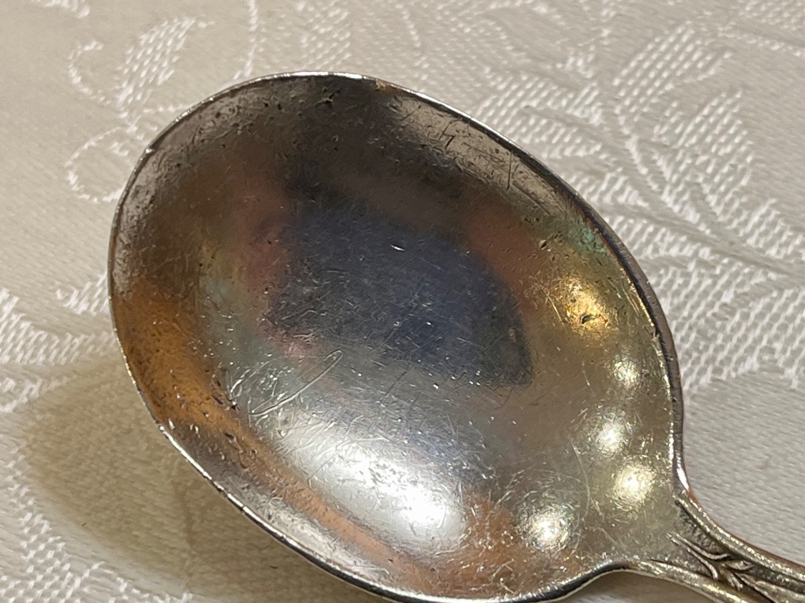Antique Webster Sterling Silver Peter Rabbit Spoon Circa 1900s – Damaged Handle