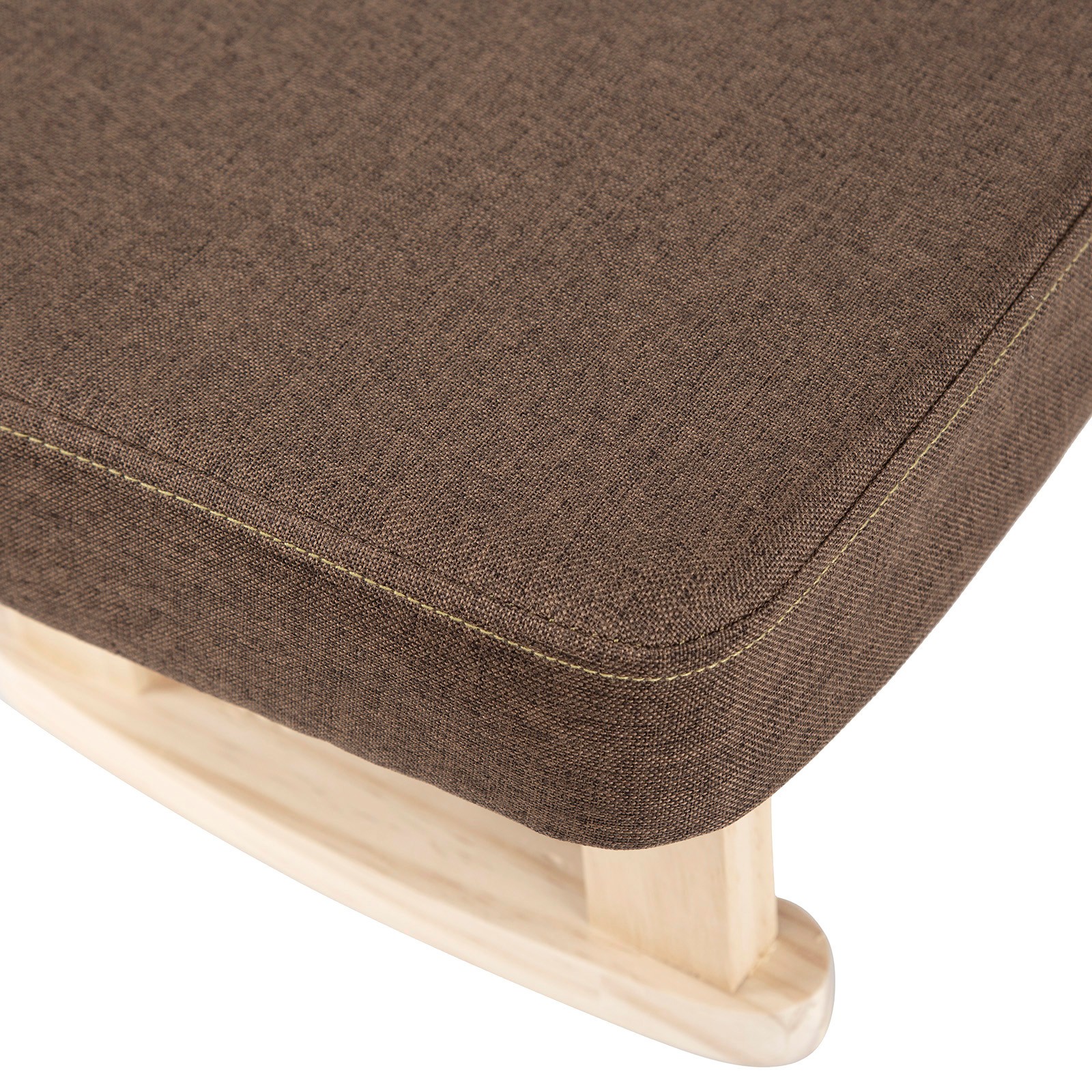 Footstool Chair Stool Rectangle Footrest Padded Rest Seat Padded Pouffe Chair