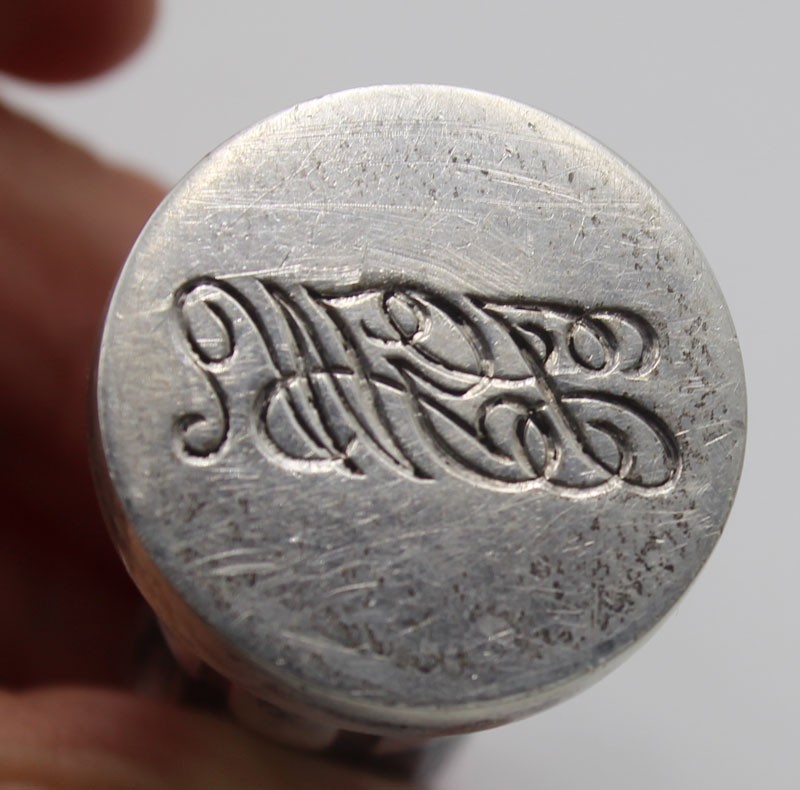Georg Jensen GI Denmark Sterling Silver 925 Owl Bird Wax Desk Seal or Stamp 36B