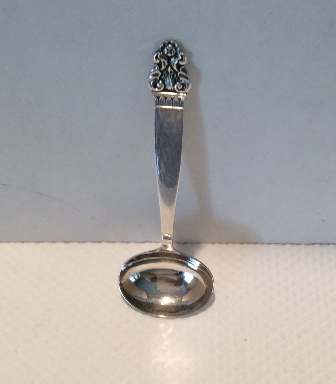 Th Marthinsen EPNS Silverplate Vidar Serving Sauce Spoon 7” Norway