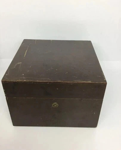 Longines 1940s Marine Deck Chronometer Clock w 3-Tier Box 17J