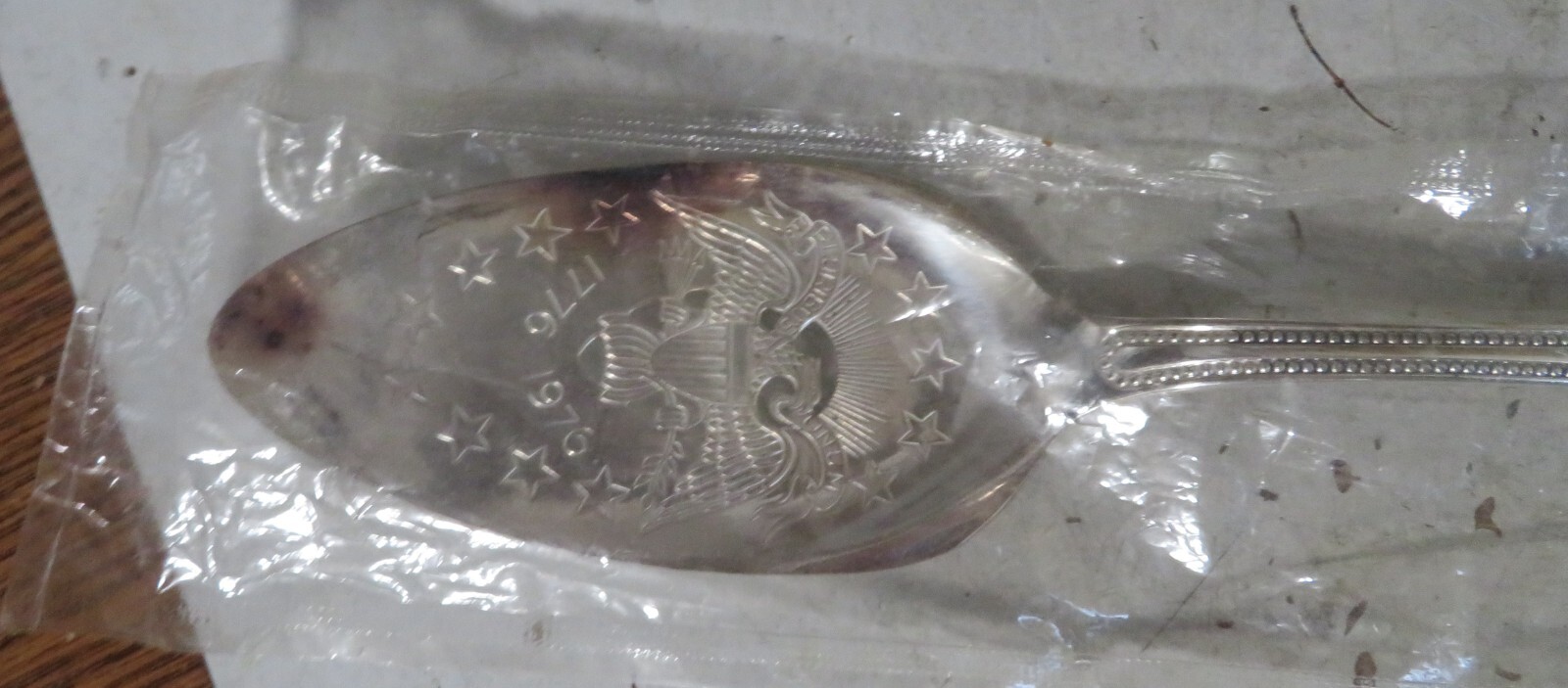 Vintage Bicentennial Eagle Pie Cake Server by Oneida Community Silverplate NEW