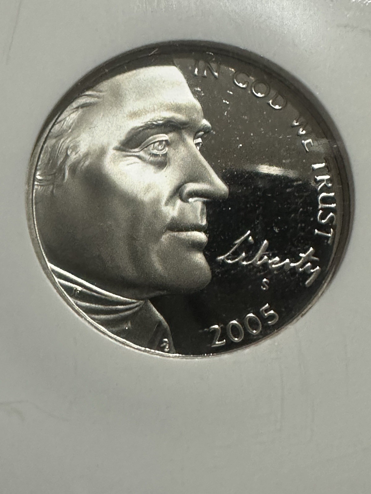 2005-S Ocean View Proof Jefferson Nickel, PF69 Ultra Cameo Highly Collectible