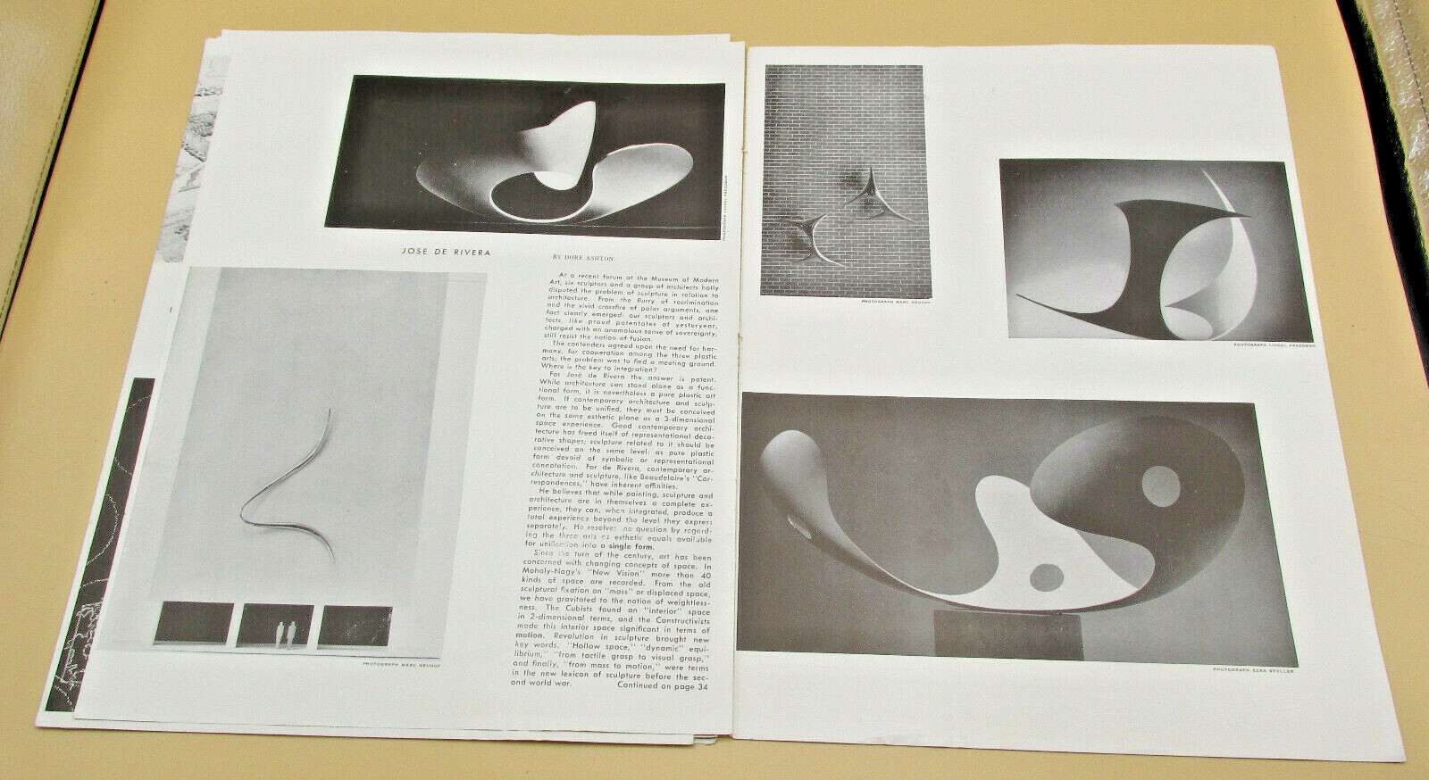 Original Issue Arts & Architecture Magazine November 1952 Loose Pages