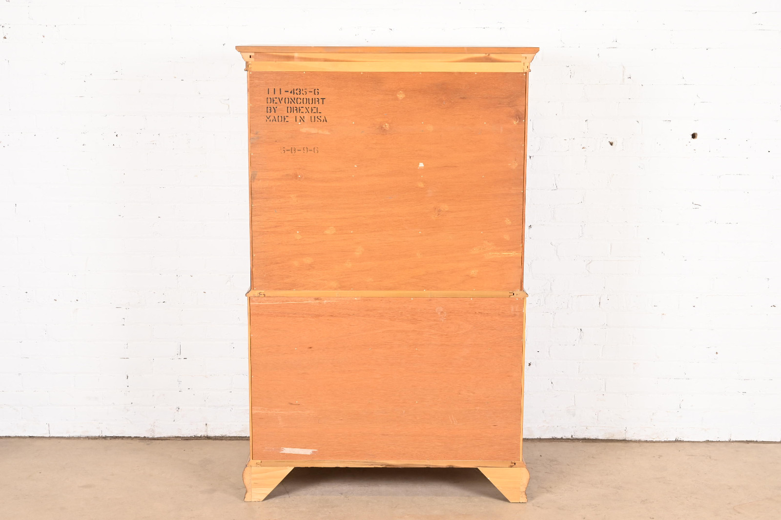 Drexel Chippendale Mahogany Highboy Dresser or Chest of Drawers