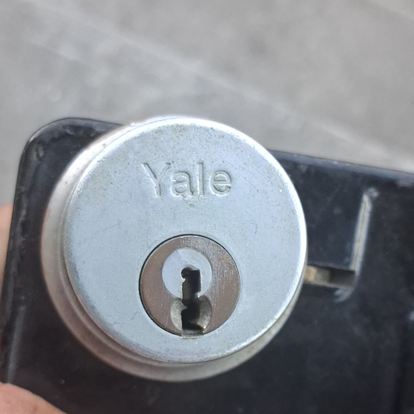 COMPLETE Authentic Vintage Yale Mortise Lockset – Solid Brass – Harlequin Patina