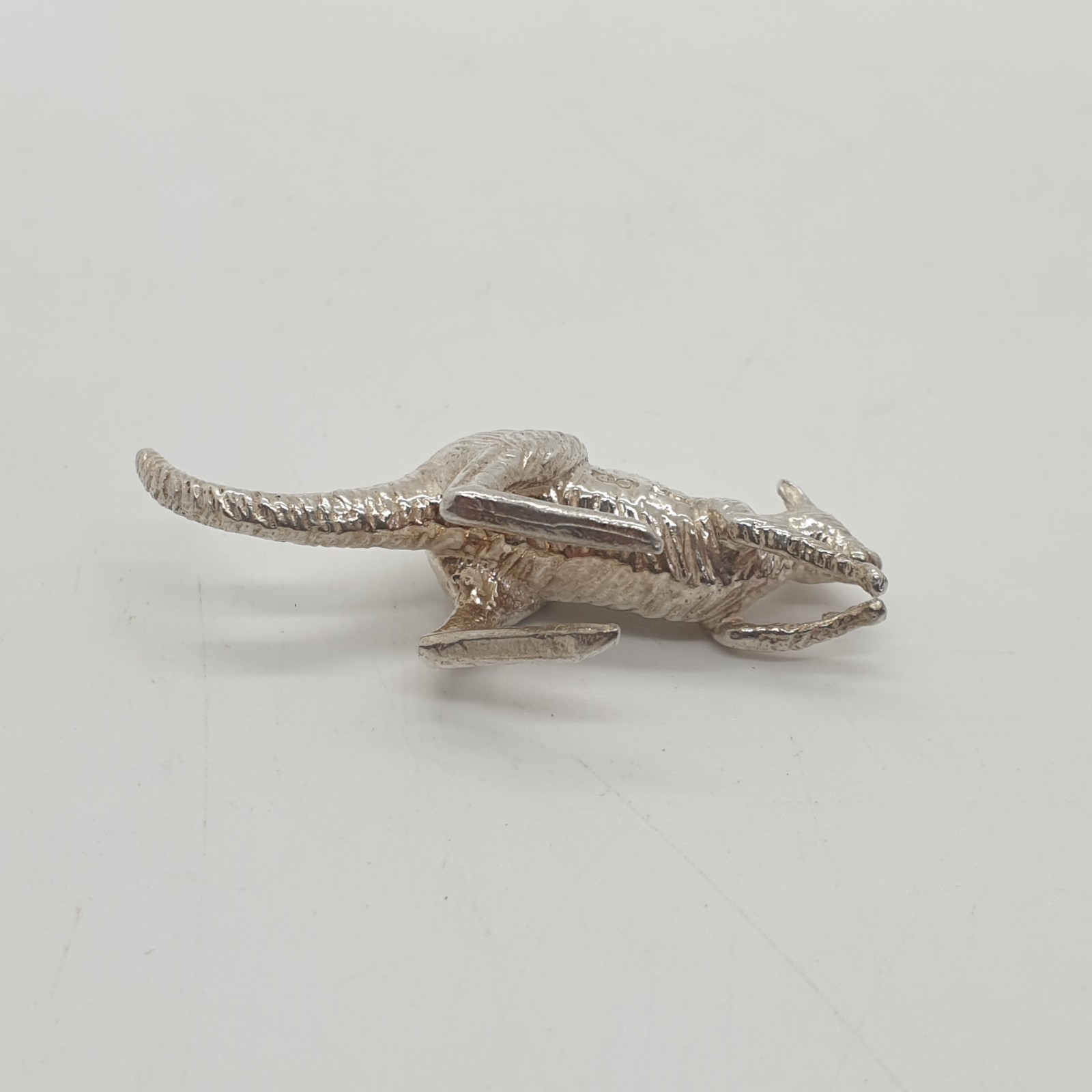 Sterling Silver Miniature Kangaroo Figurine Birmingham 1977