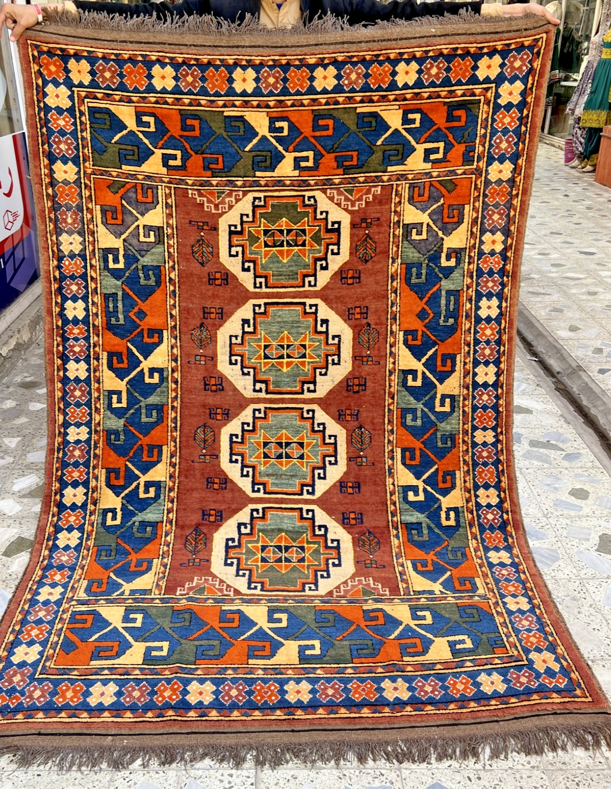7.5 X 5 COLLECTORS’ ITEM Antique Super Fine Quality Natural Vegetable Dye Kazak