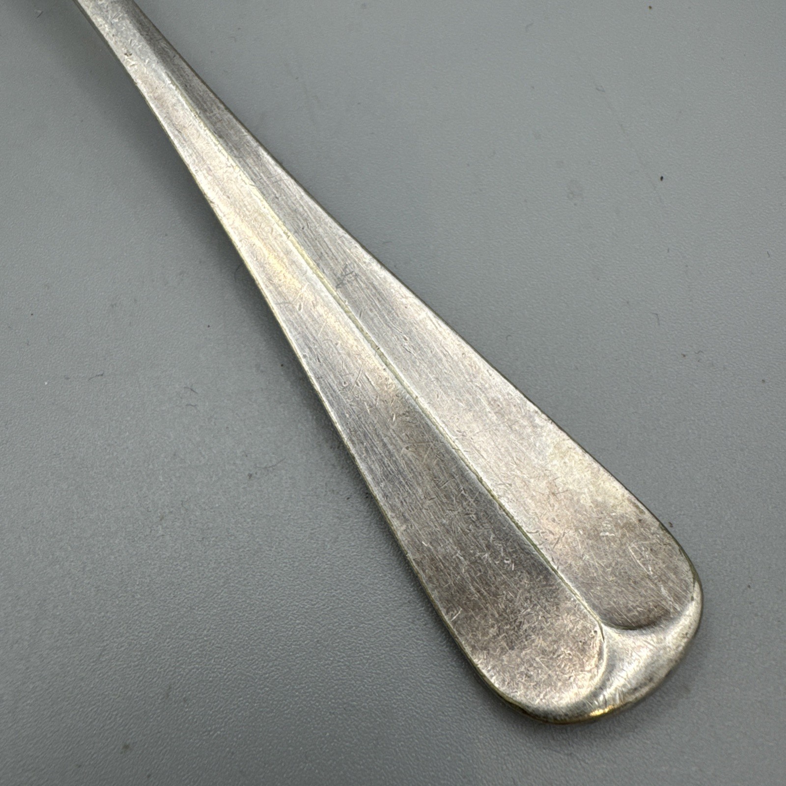Antique EPNS A1 Silver Plated Table Serving Spoon – Rat-Tail 21cm RH & JP