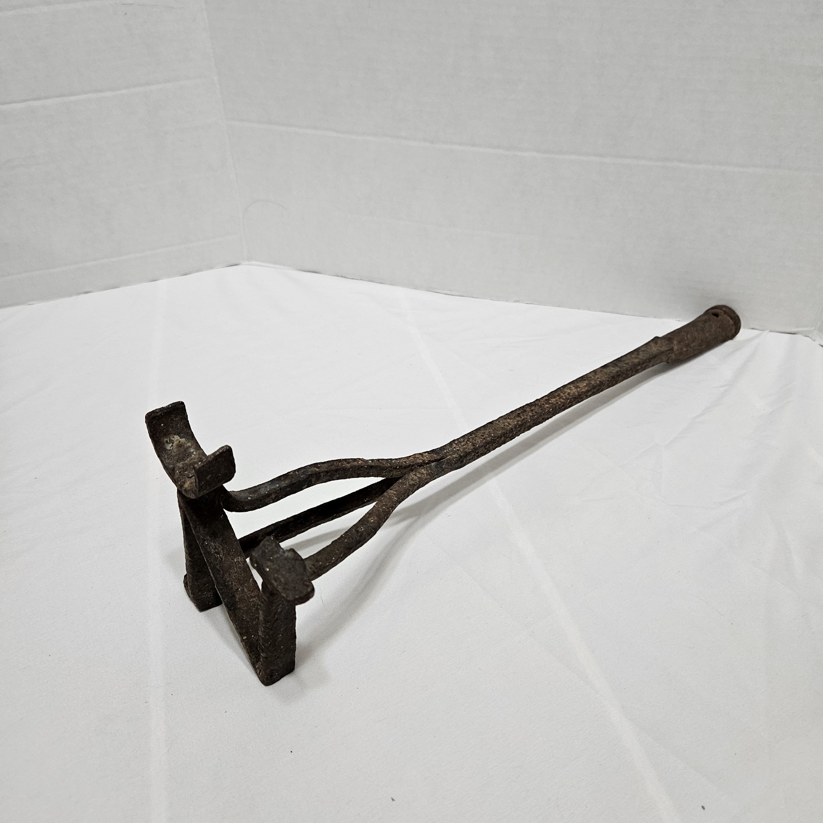 Antique Hand Forged Blacksmith Cattle Rancher Branding Iron Letter N