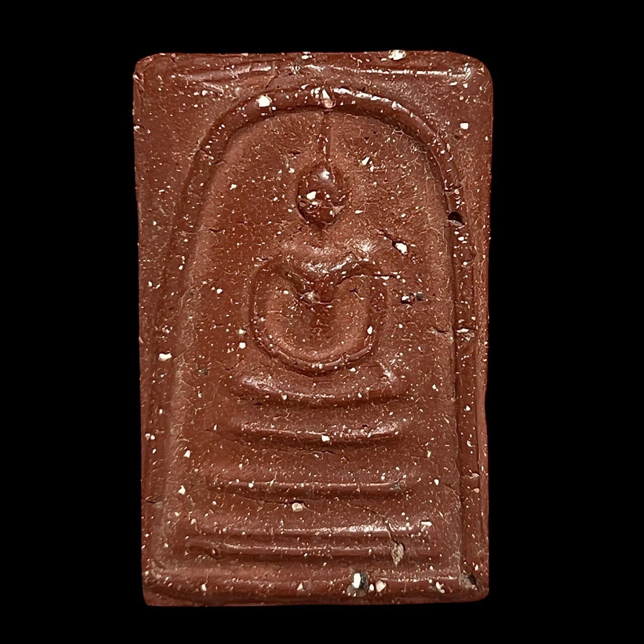 Thai Buddha Amulet Luck Wealth Phra Somdej Wangna Chinese Character Pendant Rich