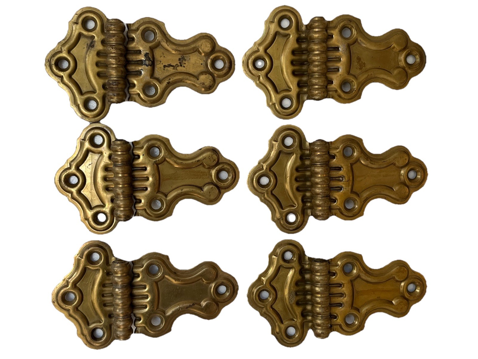 Antique VTG Offset Stanley Sweetheart Hinges-6 Available c1920-1935 4.5″L $25 ea