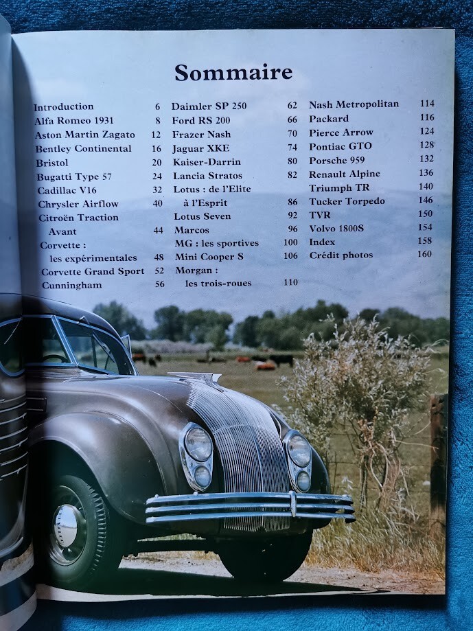 Collection Book 160 Pages Extraordinary Cars Richard Nichols Year 1990