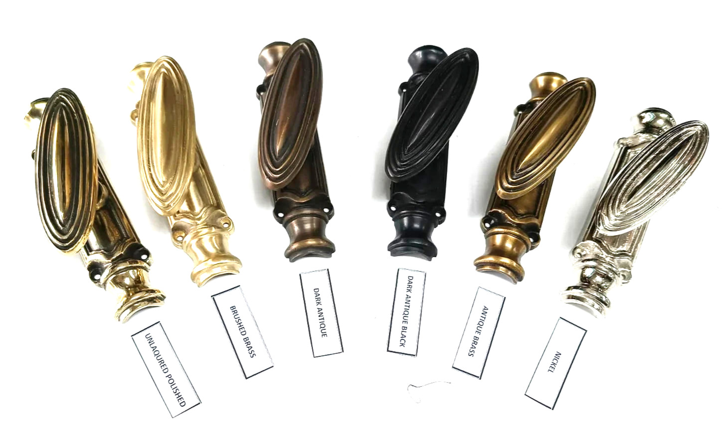 110″ inch rings oval knob CREMONE solid brass Heavy slide Bolt espagnolet 280 cm