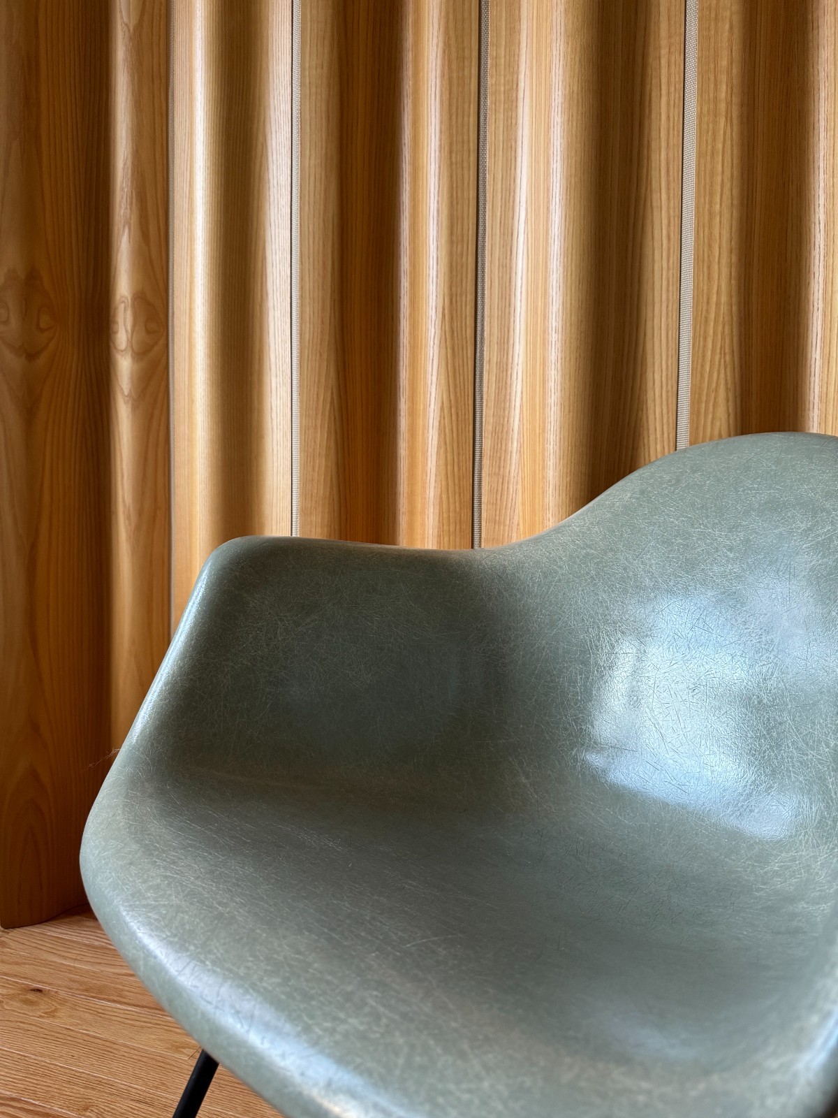 Eames Molded Fiberglass Armchair for Herman Miller (Seafoam Green)