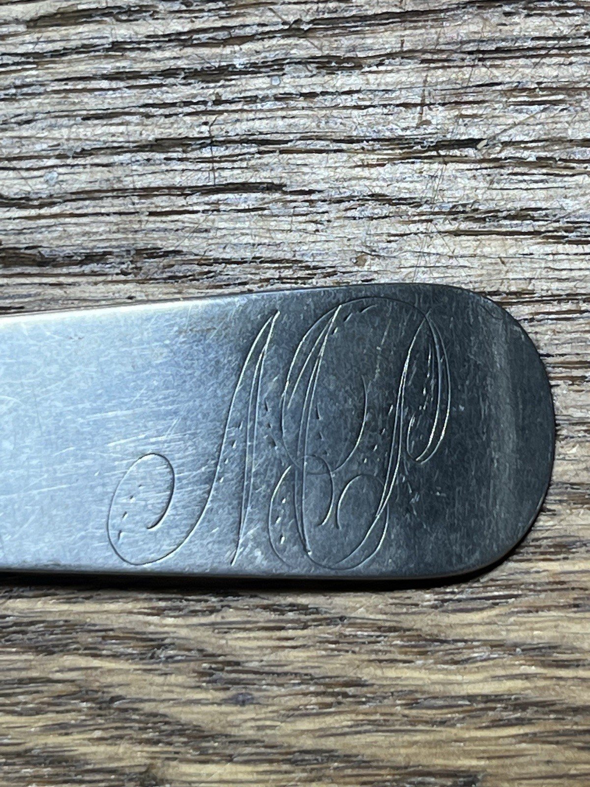 American Coin Silver Serving/Tablespoon Dated 1813 Oakes & Spencer Hartford Ct