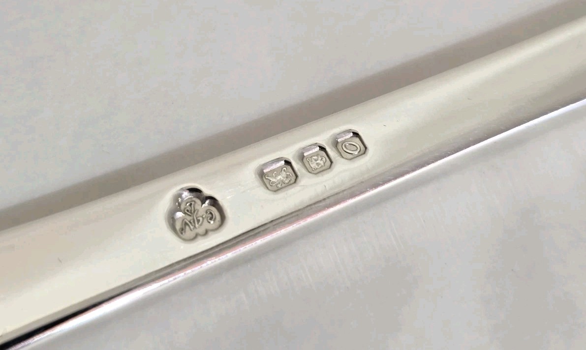 Vintage sterling silver Presentation Fork. London 1969. By C J Vander Ltd