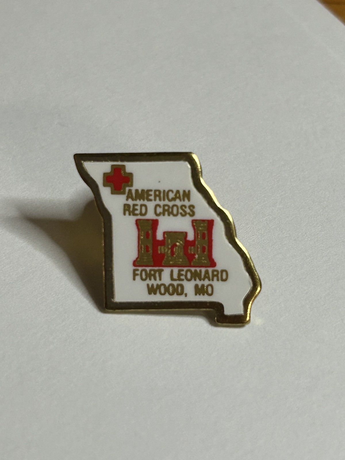 Fort Leonard Wood American Red Cross Chapter Pin – 1988, Fort Leonard Wood, WA