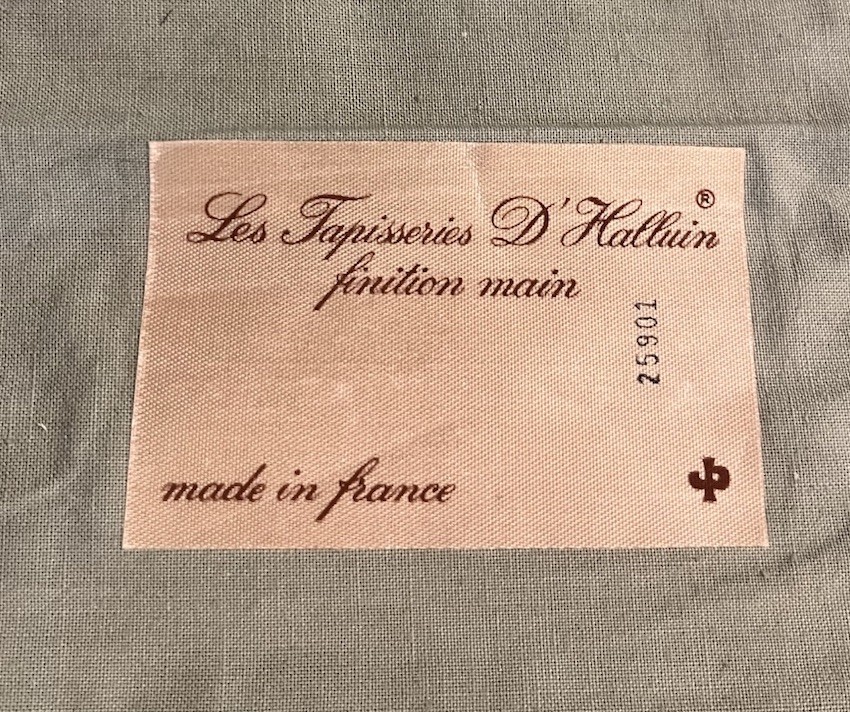 LES TAPISSERIES D’ HALLUIN “the Swing” FRENCH AUBUSSON STYLE TAPESTRY 54”x36.5”