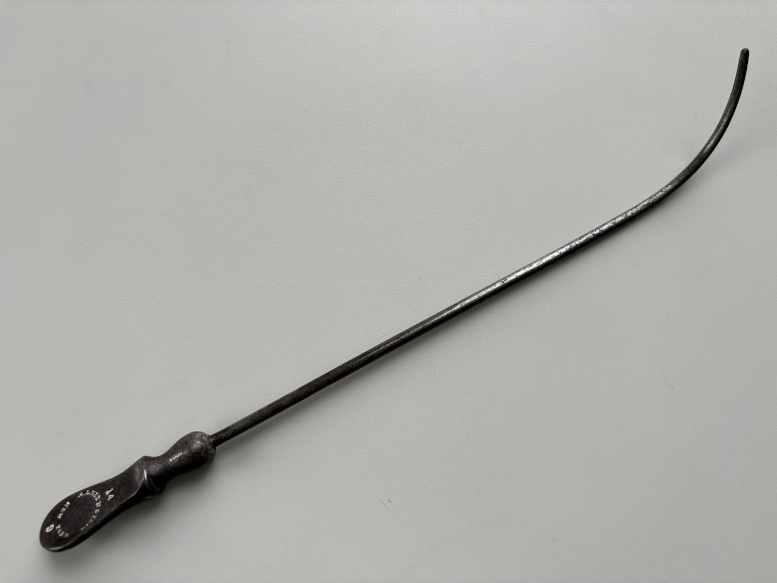 Antique AL Hernstein New York Civil War Era Urethral Dilator Stave Medical Tool