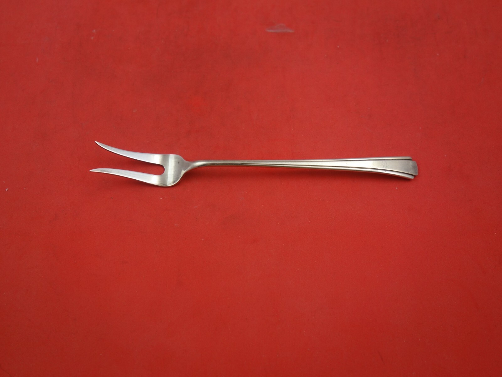 Debutante by Richard Dimes Sterling Silver Pickle Fork 2-tine 6 1/2″ Serving
