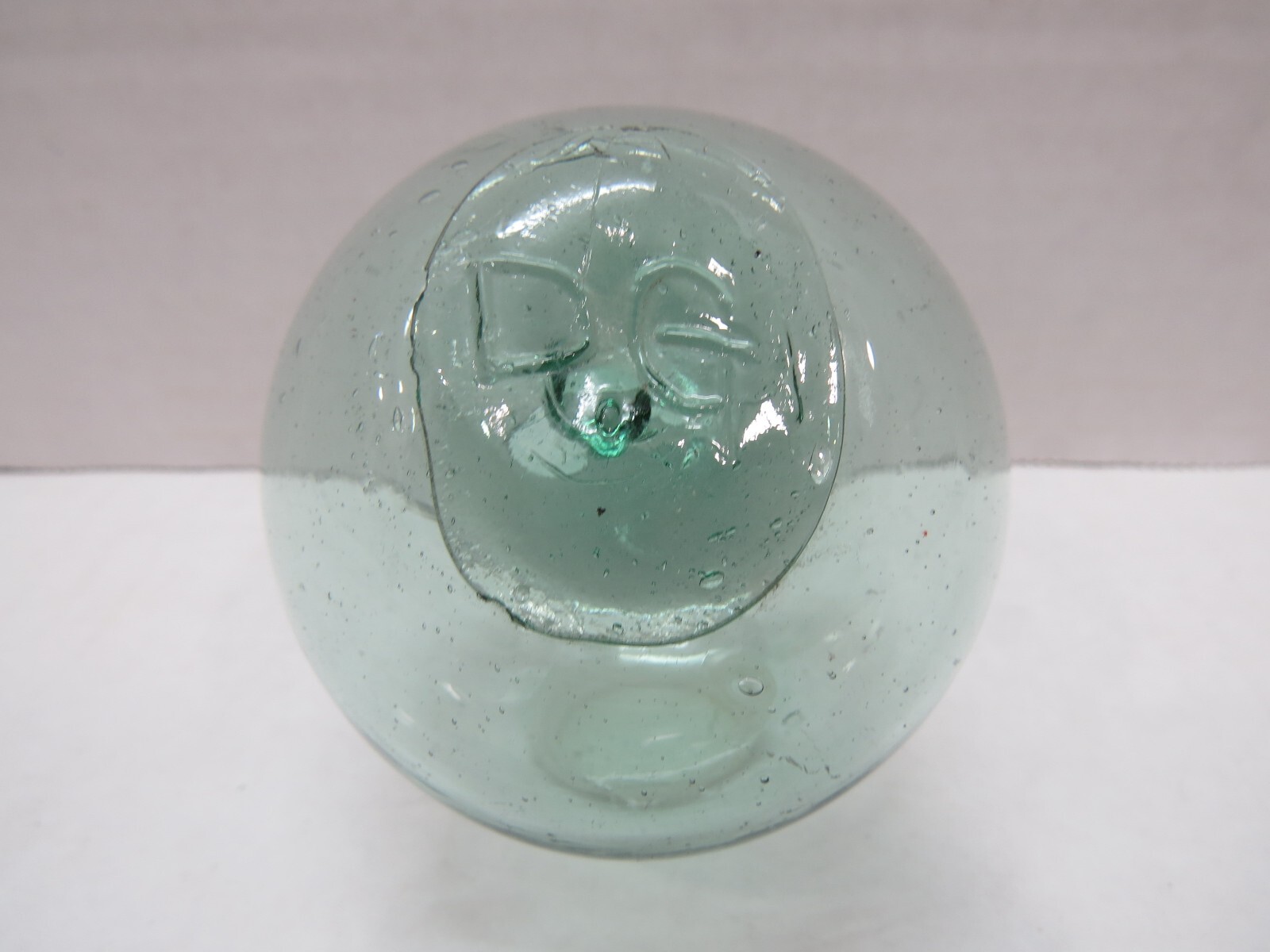 2+1/2 inch Walt Pich Book #134 JAPANESE DAIICHI GLASS FLOAT BALL BUOY (#2289)