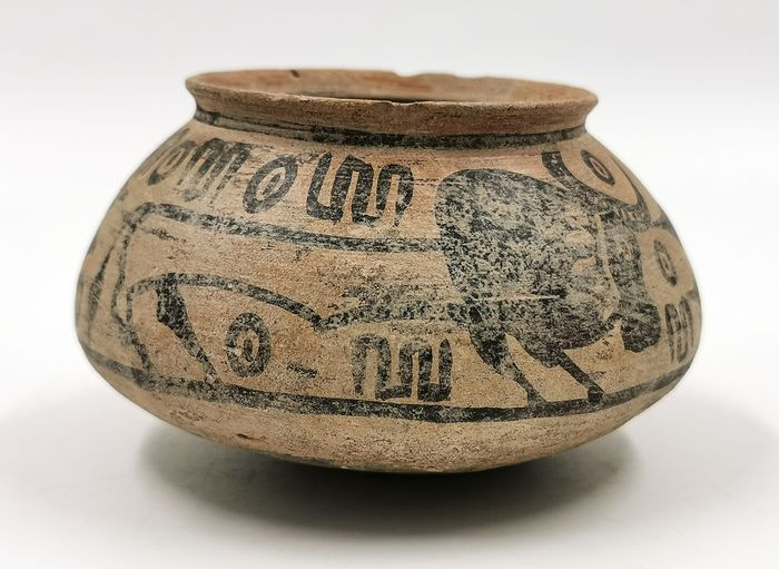 Ancient Indus Valley Terracota Zebu Bull Bowl 3300-2000 BCE