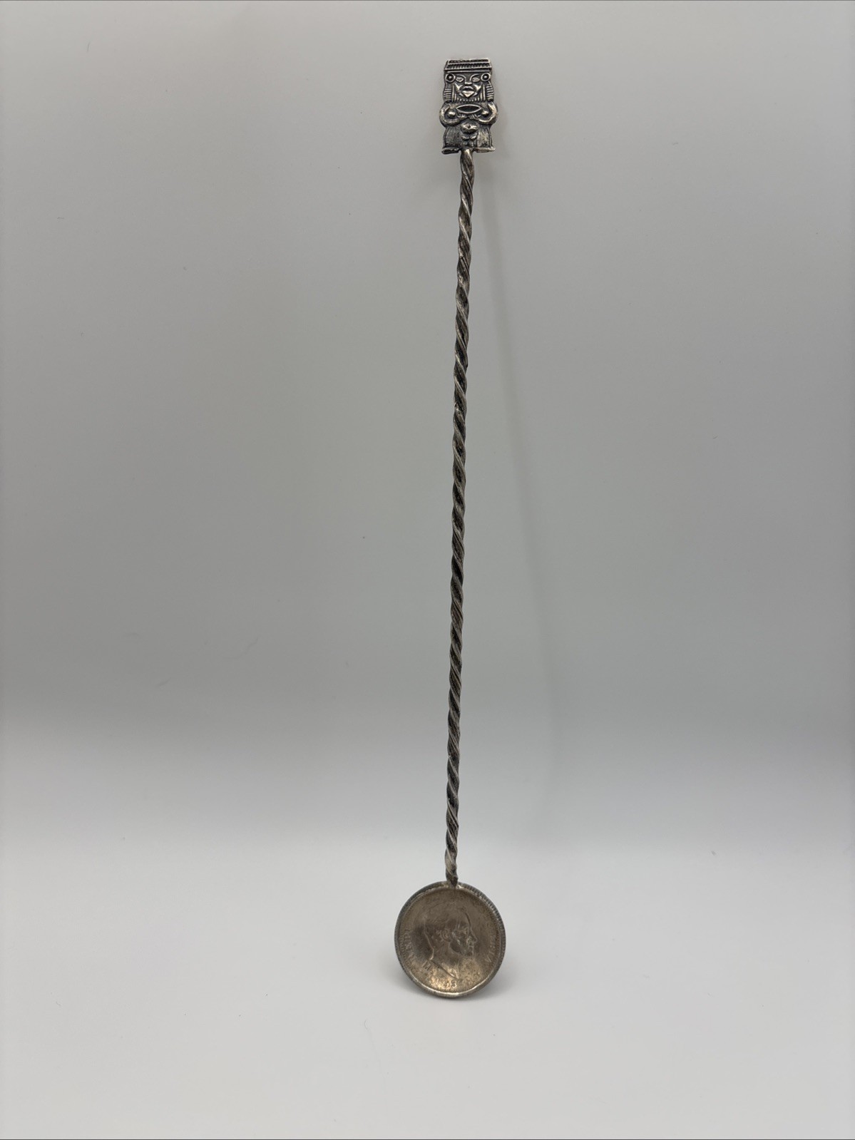 1933 Silver Colombin Coin Stirring Stick