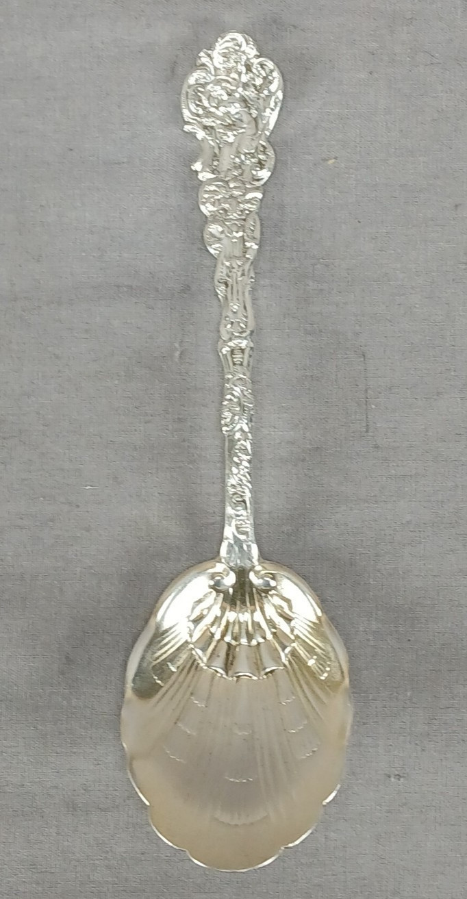 Antique Gorham Versailles Pattern Sterling Silver 7 1/4 Inch Jelly Spoon