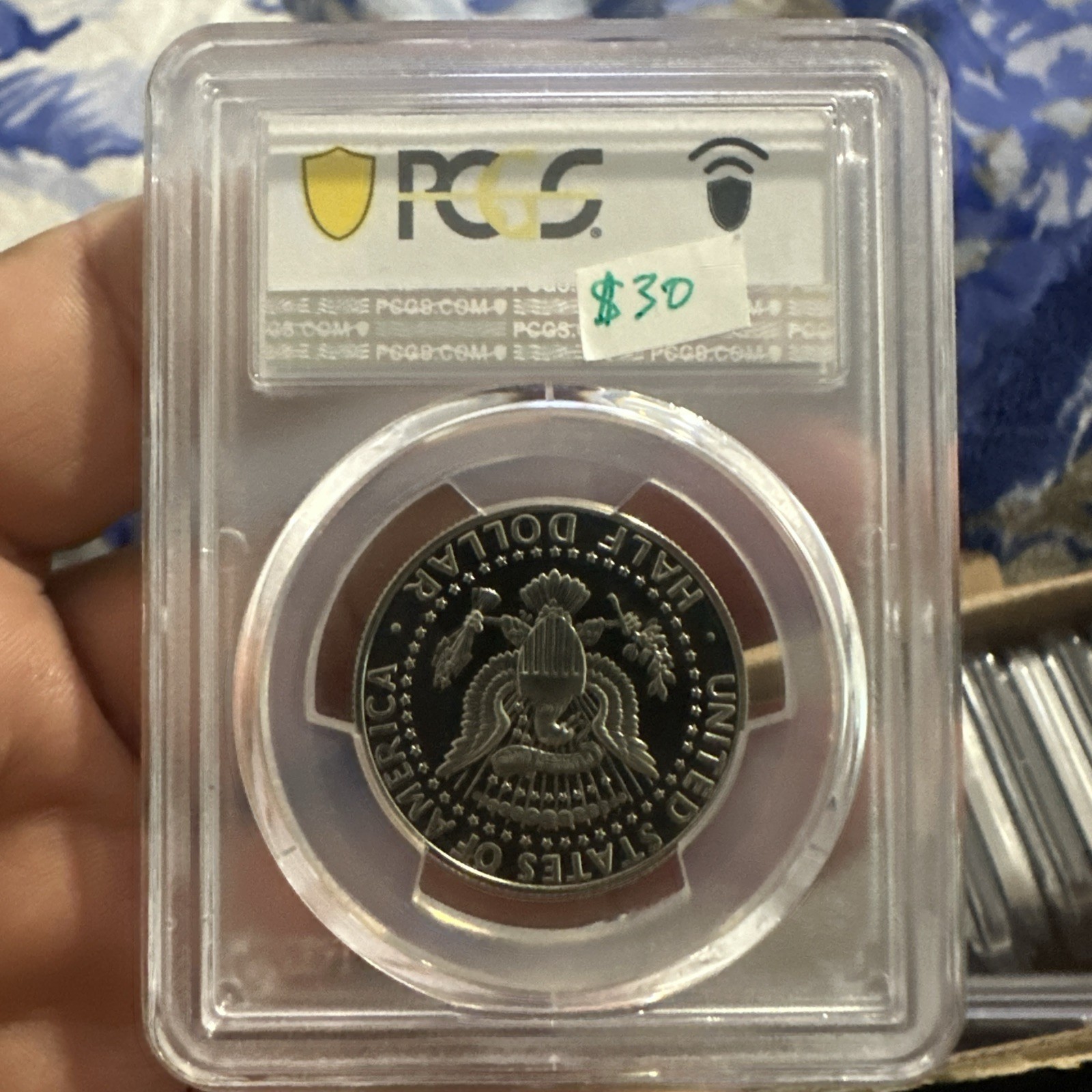 1989-S Kennedy Half Dollar, PR69 Dcam Highly Collectible