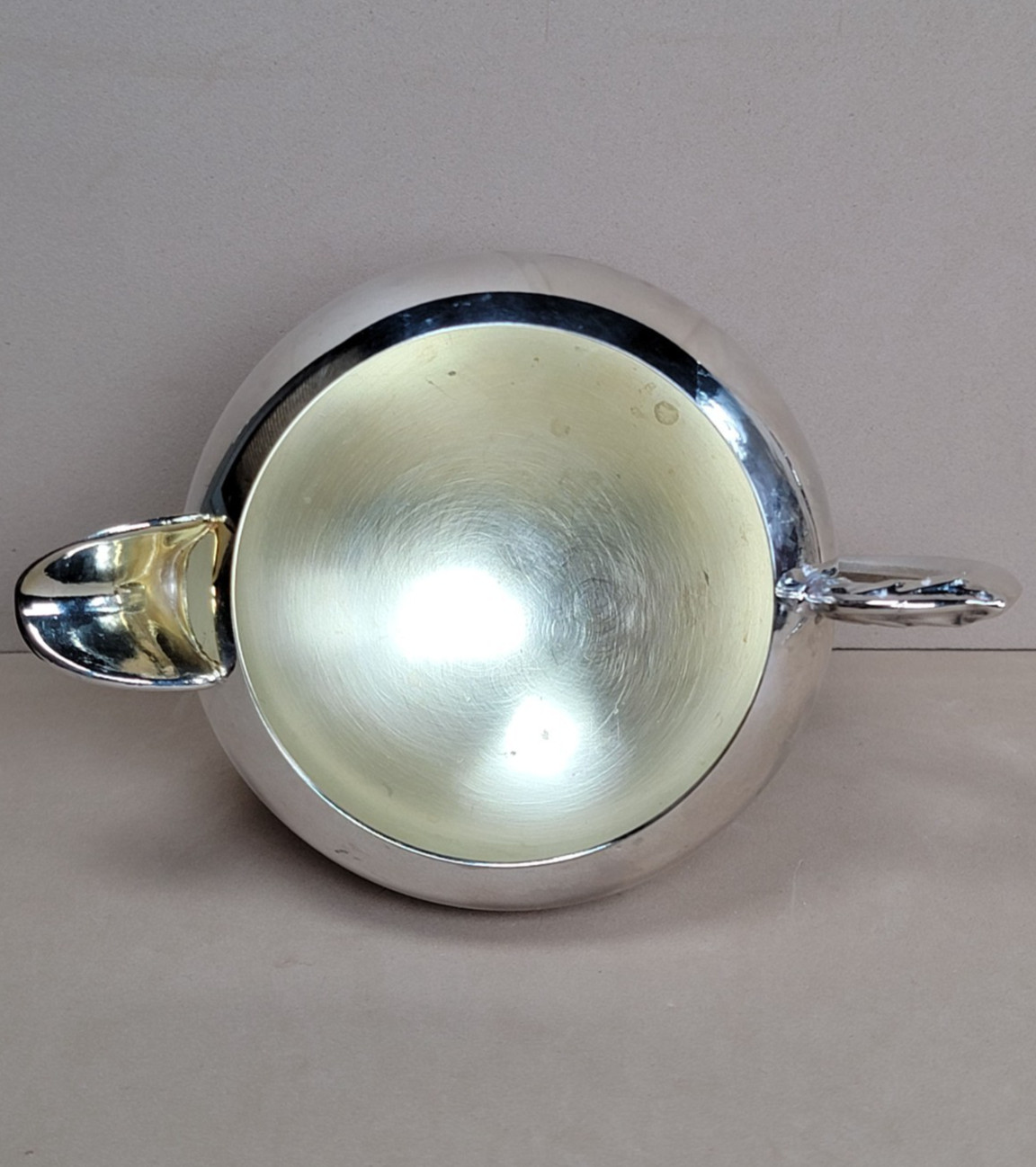 Vintage F.B. Rogers Silverplated Creamer & Covered Sugar Bowl Set USA c.1950-70s