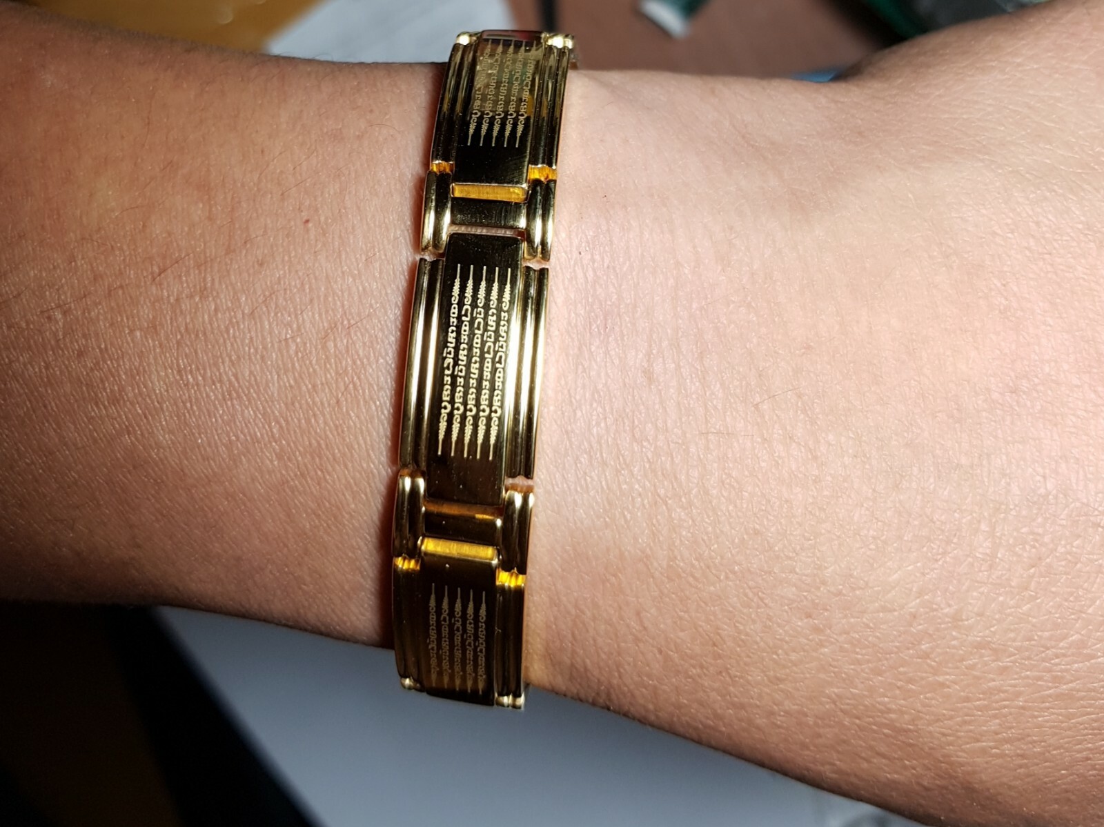 Bracelet Yant 5 Rows Talisman Leklai Ajarn Noo Lucky Protect Power Thai Amulet