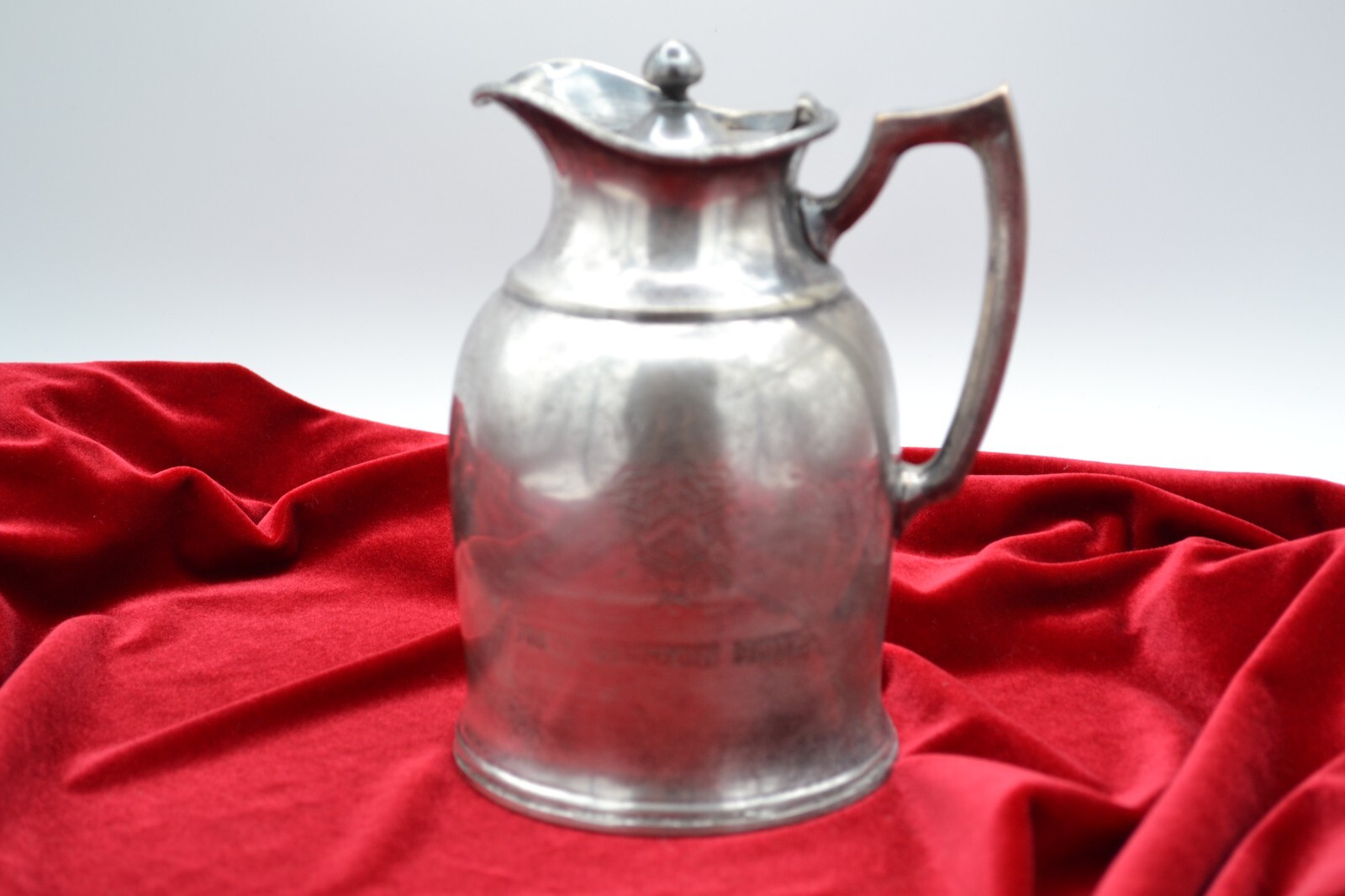 new weston hotel silver plated pitcher