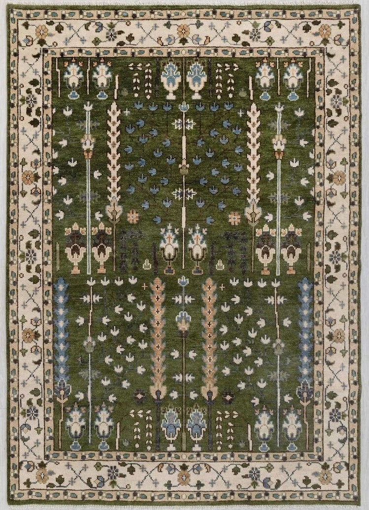 Tree Of Life Oushak Turkish Hand Knotted Wool Rug 8×10 9×12 10×14 12×15 Area Rug