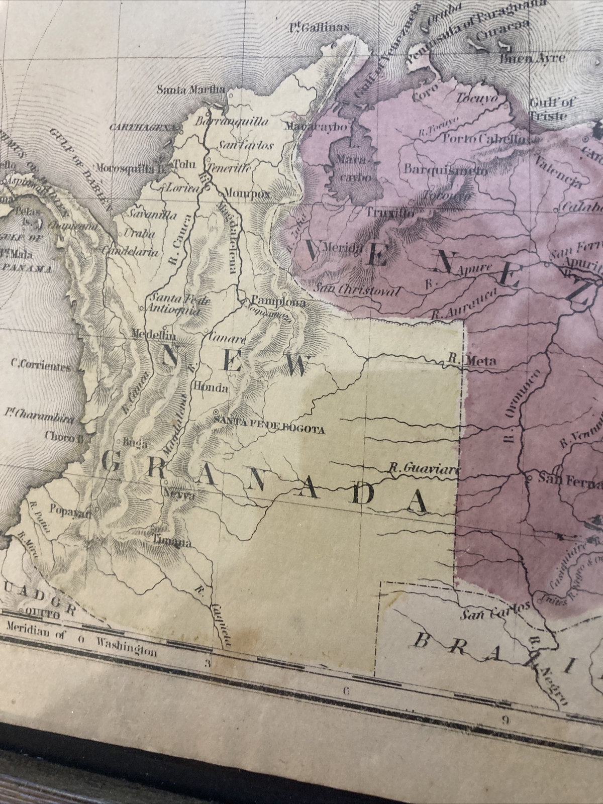 Olney’s school geography map of Mexico and the west Indies. 1853￼