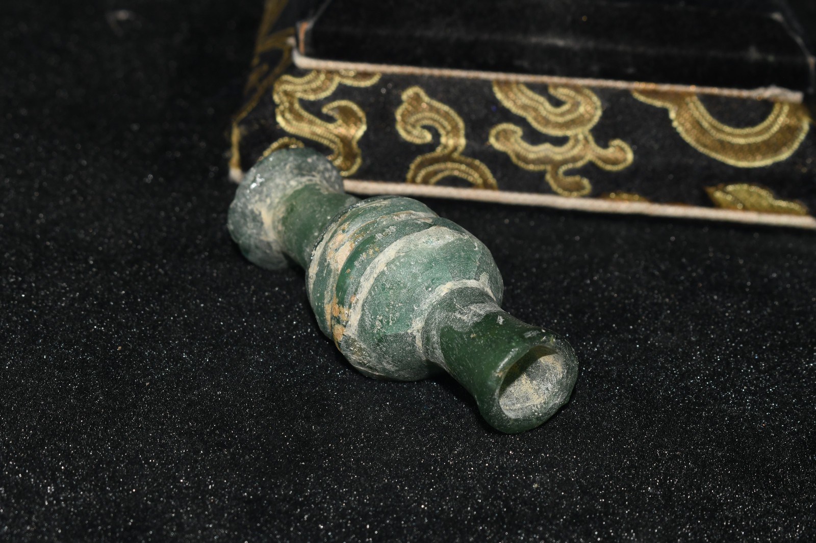 Ancient Middle Eastern Roman Glass Bottle Vessel Circa 1st – 5th Century AD
