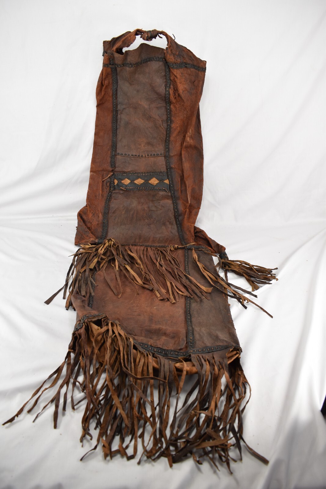 Antique Bedouin Middle Eastern Traditionlal Tribal Leather Handbag