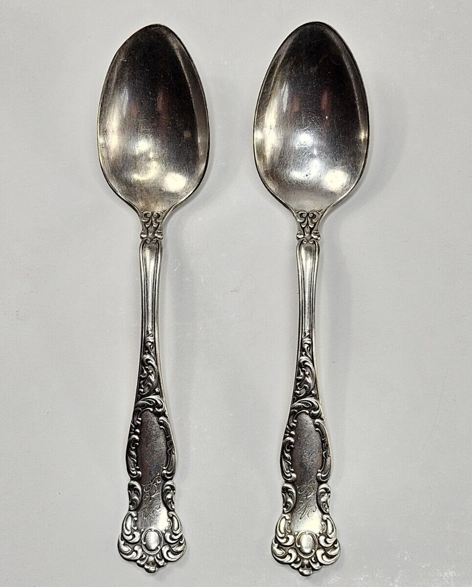 Rogers & Son AA Silver Plate Tea Spoon Set Vintage
