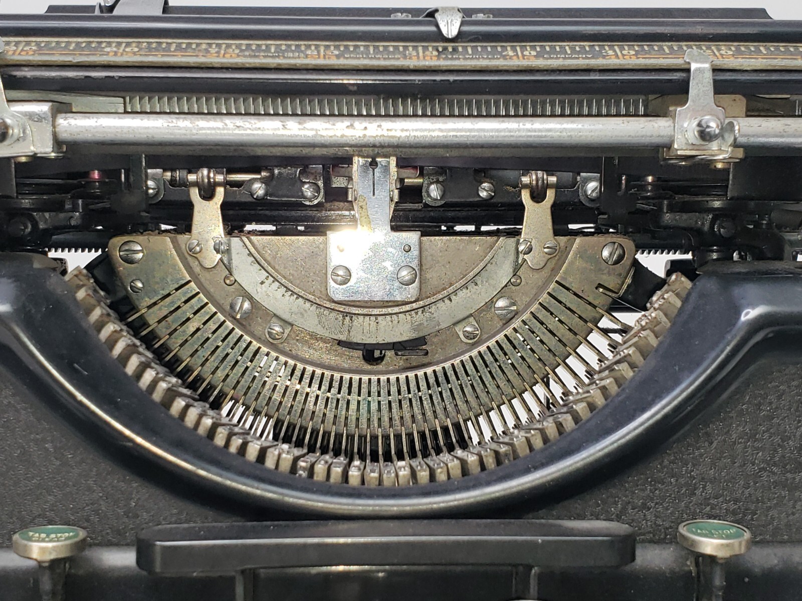 Antique UNDERWOOD Champion Typewriter w/ Upper Tabulator Bar Working Condition