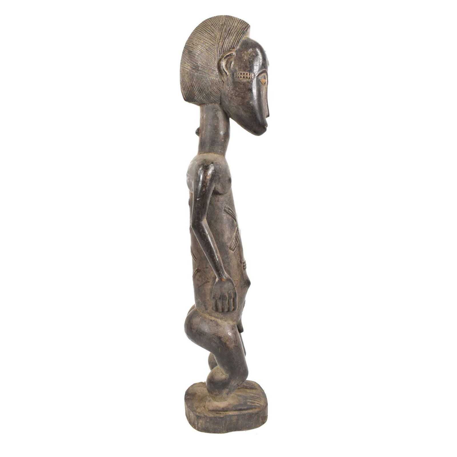 Baule Standing Wood Figure