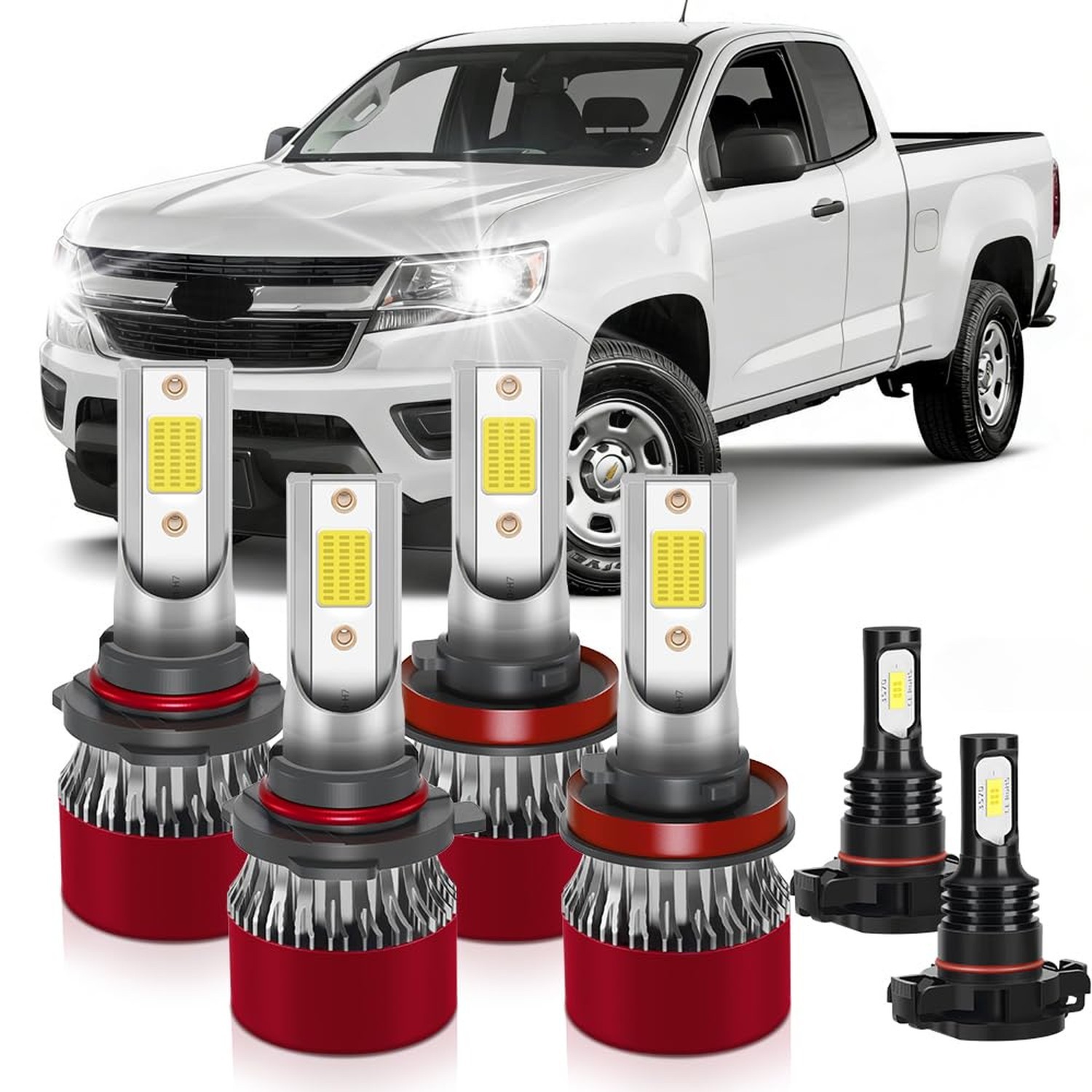Ultra-bright Light Bulbs Fit for 2008-2015 Chevrolet Silverado 1500 2500 3500…