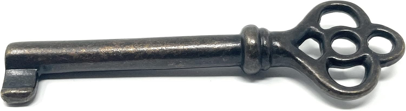 Antique Brass Hollow Barrel Skeleton Key for Doors, Desks, Cabinets, Dressers, C