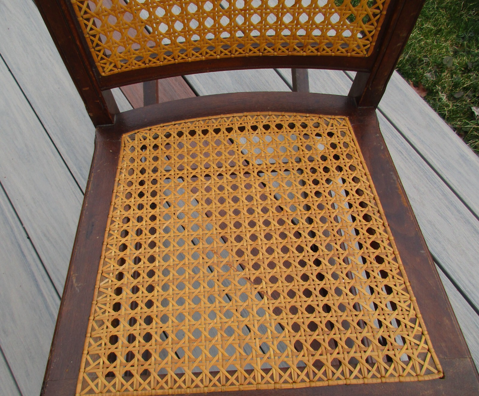 Antique Rocker Cane back rocking chair