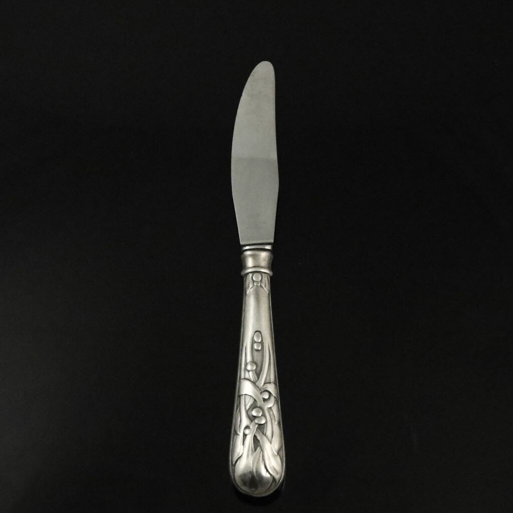 Heimbürger Silver Dinner Knife 014 – Mistletoe / Mistelten