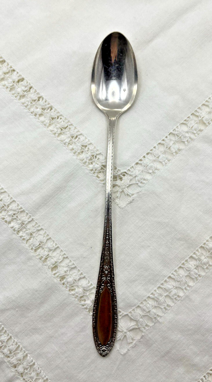 William A Rogers Oneida Ramona Lakewood Brentwood Silverplate Iced Tea Spoon