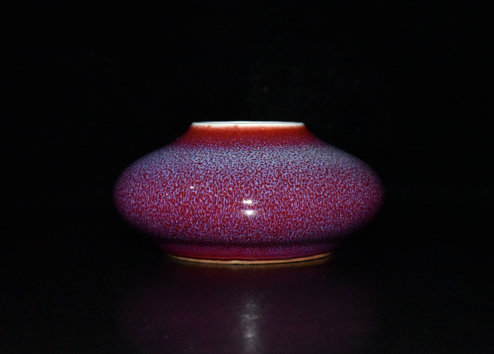 Rare Chinese Antique Art Hand Painting Red Glaze Porcelain Wash