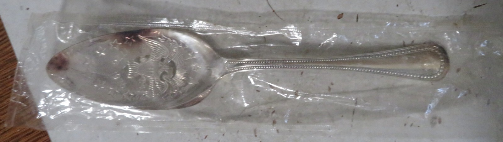 Vintage Bicentennial Eagle Pie Cake Server by Oneida Community Silverplate NEW