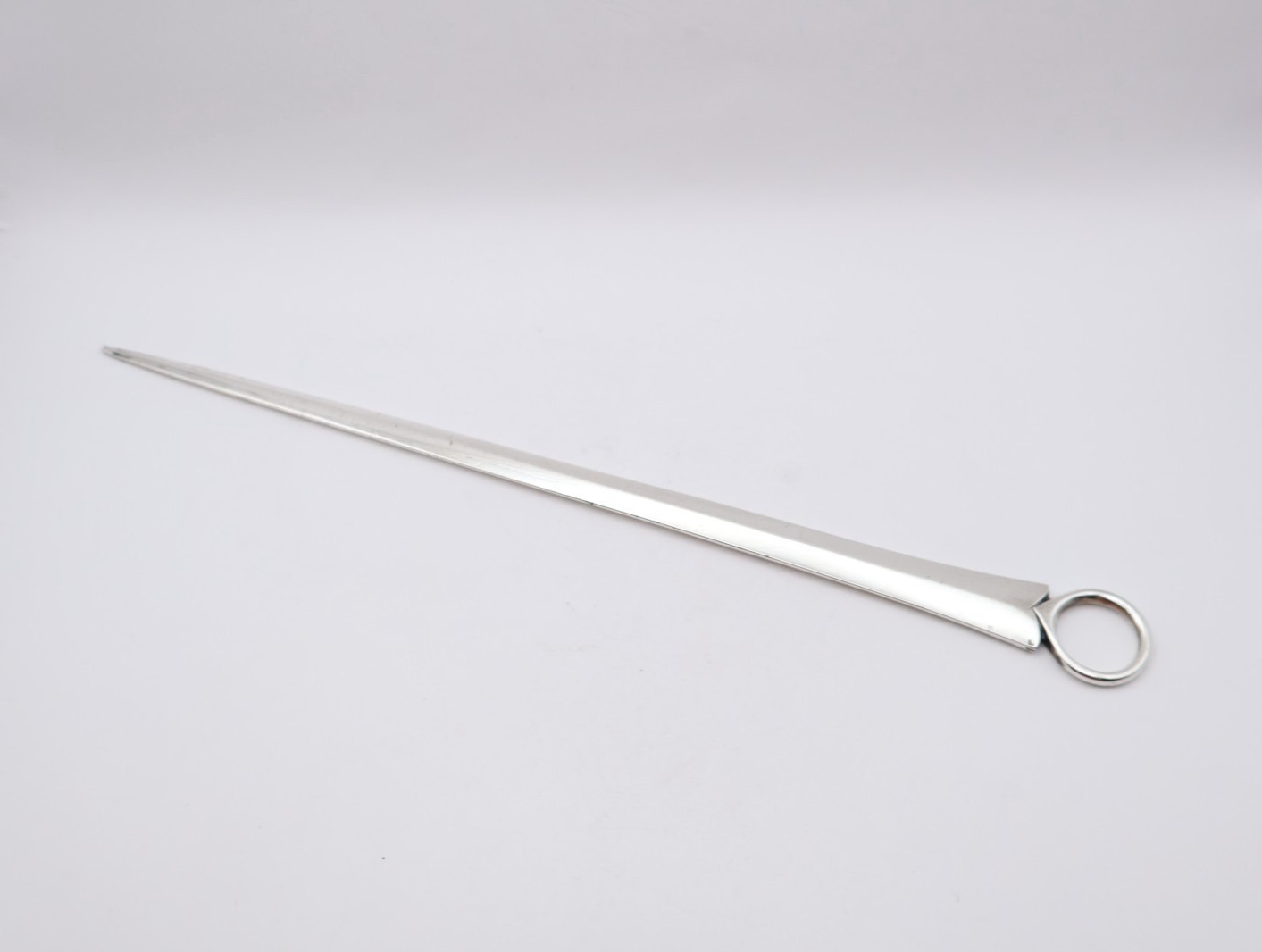 Quality Antique Georgian Solid Silver Hester Bateman Meat Skewer London 1788